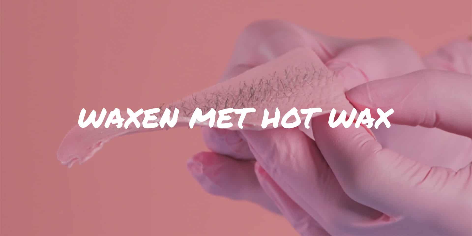 Leer waxen met hot wax